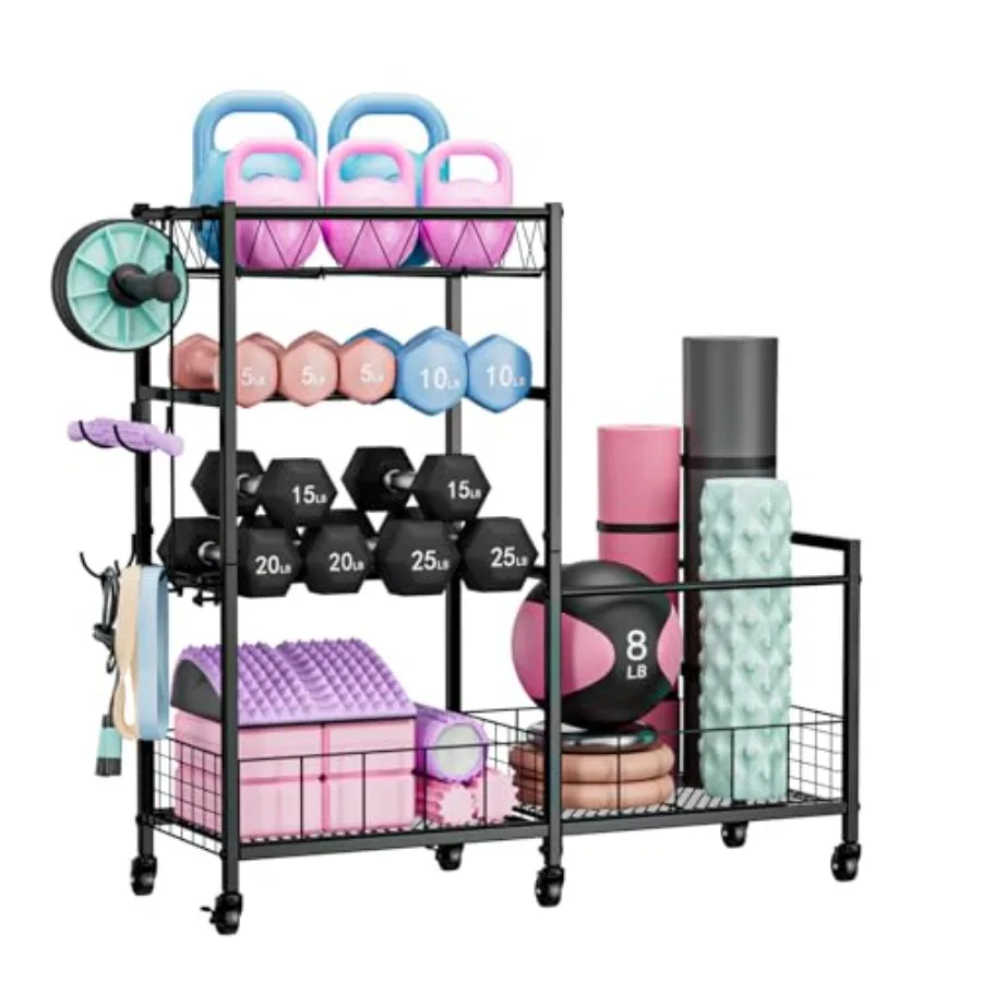 Dumbbell Rack Home Gym Weight Rack Storage Adjustable Dumbbell Stand Organizer with Wheels Holds Dumbbells Kettlebells Yoga Mat
Dumbbell Rack Home Gym Weight Rack Storage Adjustable Dumbbell Stand Organizer with Wheels Holds Dumbbells Kettlebells Yoga Mat