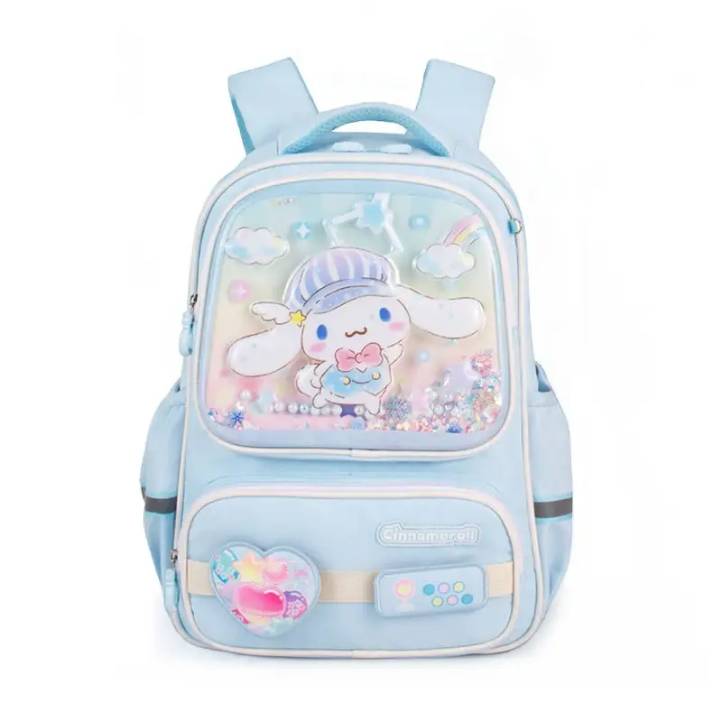 Cute Kawaii Sanrio Anime Cartoon Backpack Large Capacity Bag for School College Student Gift for Friends Featuring Kuromi
Cute Kawaii Sanrio Anime Cartoon Backpack Large Capacity Bag for School College Student Gift for Friends Featuring Kuromi