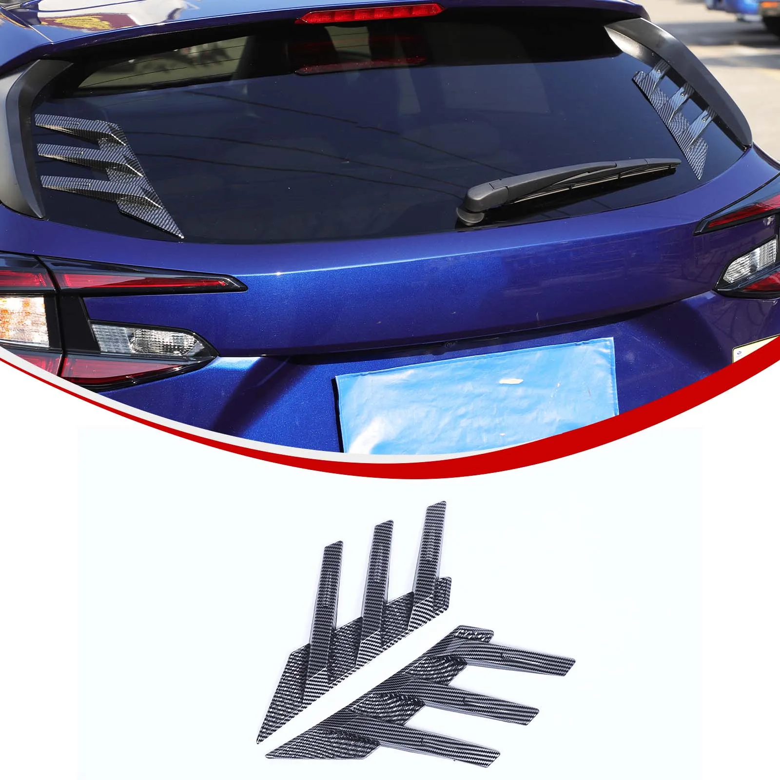 For Subaru Crosstrek 2024+ TPU Carbon Fiber Car Rear Glass Spoiler Side Fender Decoration Sticker Car Protection Accessories
For Subaru Crosstrek 2024+ TPU Carbon Fiber Car Rear Glass Spoiler Side Fender Decoration Sticker Car Protection Accessories