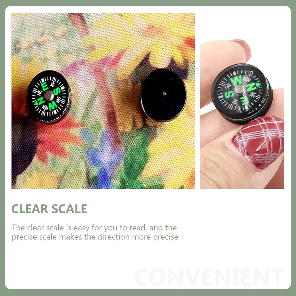 5pcs Mini Compass 15mm Pocket Size Outdoor Hiking Camping Accessories Precise Scale Lightweight Travel Gear
5pcs Mini Compass 15mm Pocket Size Outdoor Hiking Camping Accessories Precise Scale Lightweight Travel Gear