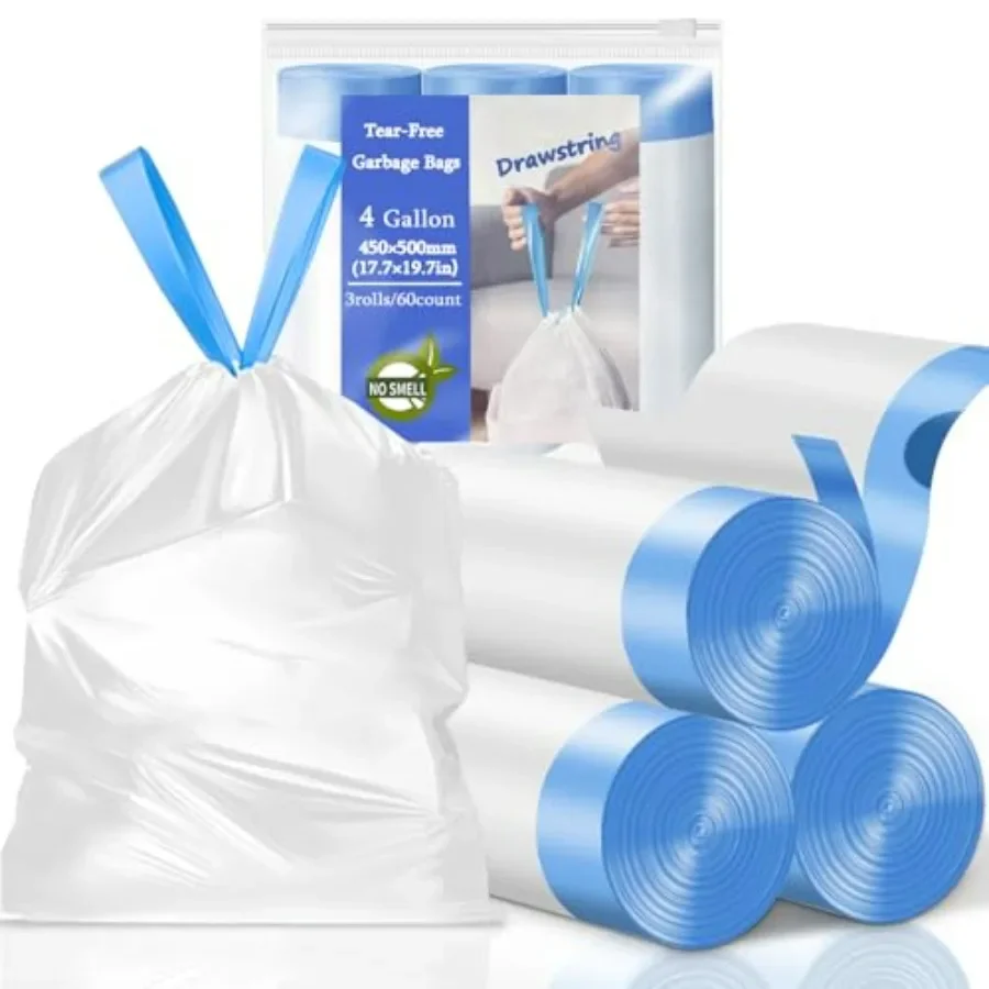 4-галлонные мешки для мусора на шнурке, без слез, толстые белые маленькие мешки для мусора для ванной комнаты, кухни, спальни, офиса, предварительно окрашенные без запаха
4-галлонные мешки для мусора на шнурке, без слез, толстые белые маленькие мешки для мусора для ванной комнаты, кухни, спальни, офиса, предварительно окрашенные без запаха