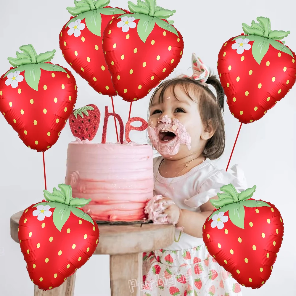 6Pcs Strawberry Shortcakes Party Decorations Watermelon Foil Ball Gender Reveal Baby Shower Hawaiian Berry 1st Birthday Supplies
6Pcs Strawberry Shortcakes Party Decorations Watermelon Foil Ball Gender Reveal Baby Shower Hawaiian Berry 1st Birthday Supplies