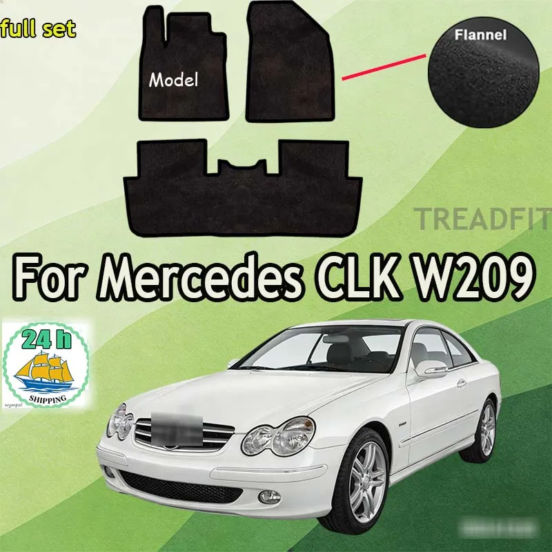 Flannel "Car velour mats front for Mercedes CLK W209 Coupe (1997-2009) -Black "
Flannel "Car velour mats front for Mercedes CLK W209 Coupe (1997-2009) -Black "
