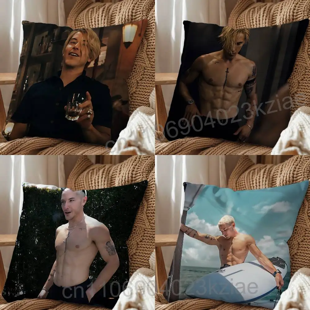 Actor Taz Skylar Long hair Handsome Sanji pillow cover living room sofa cushion cover bedroom room bed pillow cover decoration
Actor Taz Skylar Long hair Handsome Sanji pillow cover living room sofa cushion cover bedroom room bed pillow cover decoration