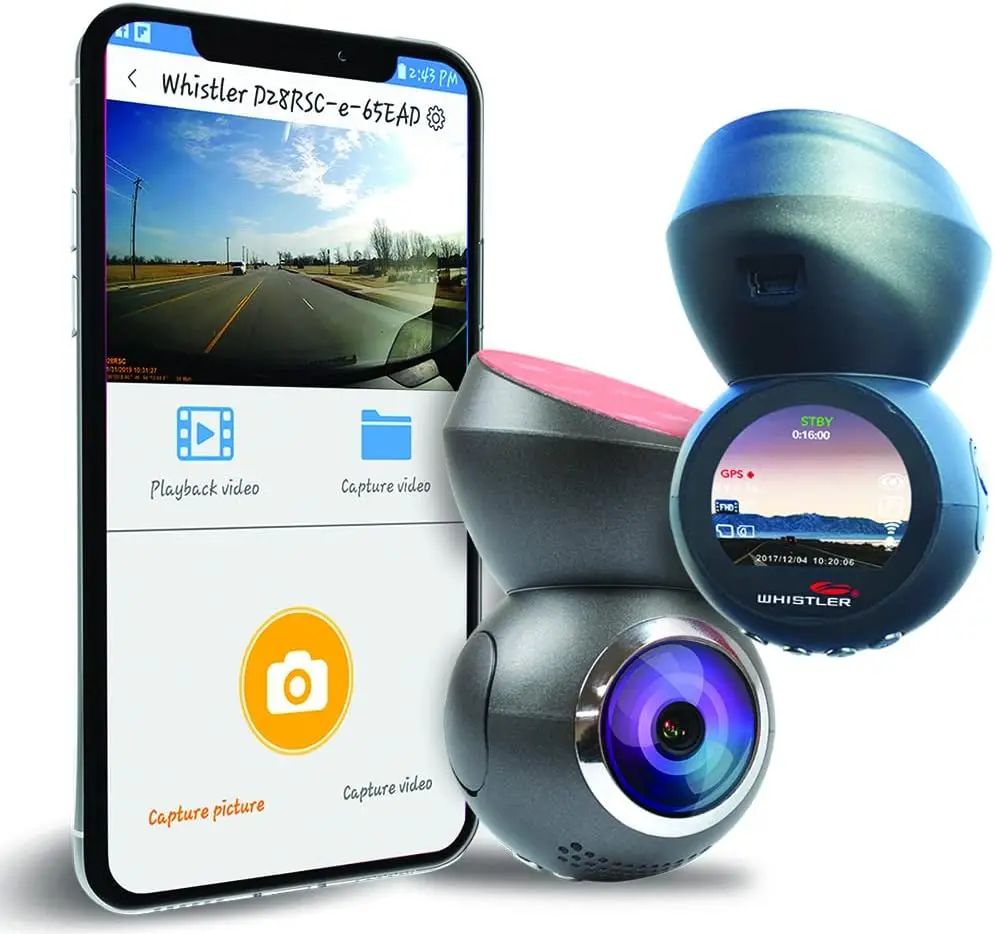 D28RS 1080P Dash Cam with Built-in WiFi, GPS Dashboard Camera, 1.2” LCD Screen, G-Sensor Security Camera for Car, Loop
D28RS 1080P Dash Cam with Built-in WiFi, GPS Dashboard Camera, 1.2” LCD Screen, G-Sensor Security Camera for Car, Loop