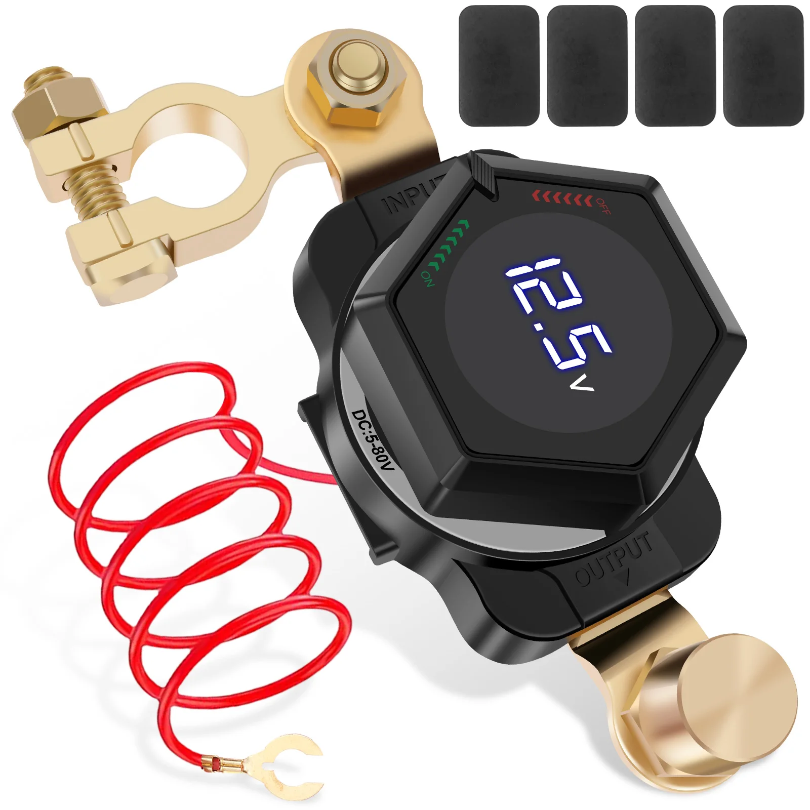Battery disconnect switch brass battery pole power-off integrated switch car modification extension accessory power switch
Battery disconnect switch brass battery pole power-off integrated switch car modification extension accessory power switch
