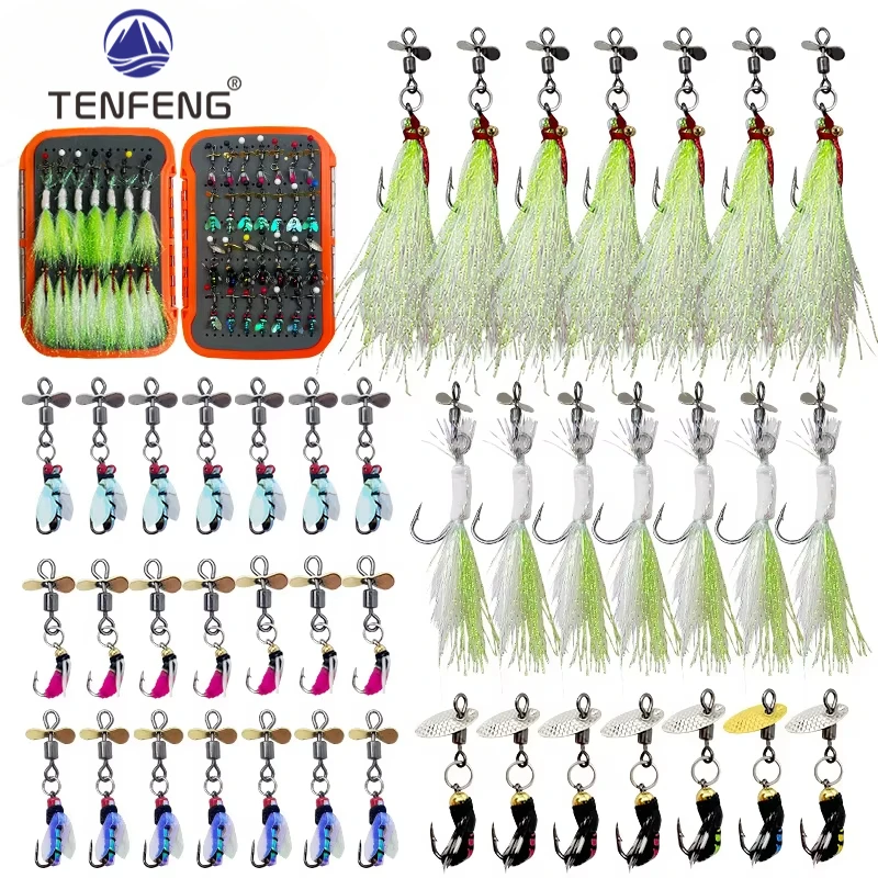 42pcs Fishing Lure Bait Flies Top Water Bass Lifelike Flies Attractive Bait with Container Ascesorios Pesca Fishing Tackle
42pcs Fishing Lure Bait Flies Top Water Bass Lifelike Flies Attractive Bait with Container Ascesorios Pesca Fishing Tackle