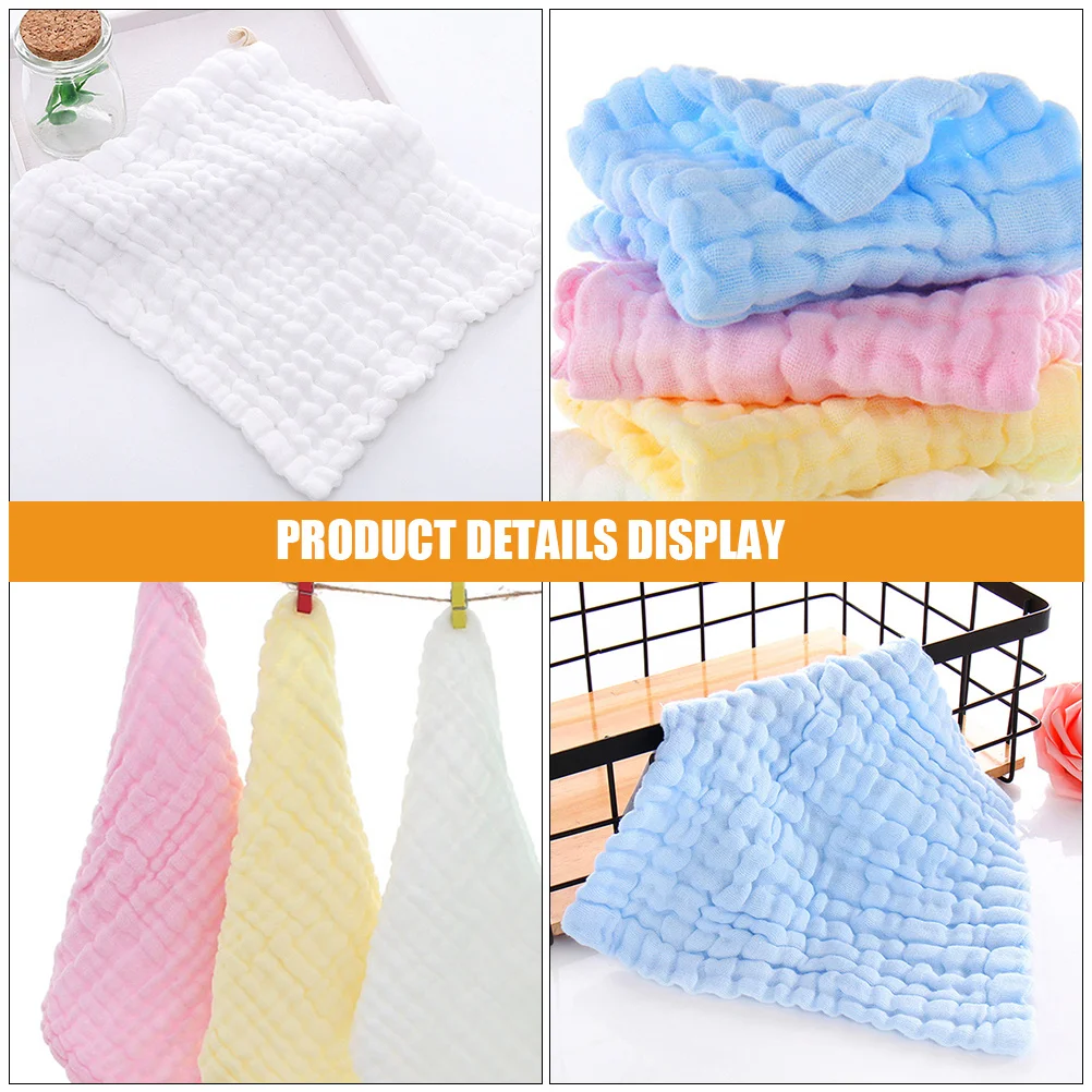 4pcs Cotton Baby Washcloths 6-Layer Absorbent Burp Cloths For Drooling Newborn Face Towel Reusable Infant Bath
4pcs Cotton Baby Washcloths 6-Layer Absorbent Burp Cloths For Drooling Newborn Face Towel Reusable Infant Bath