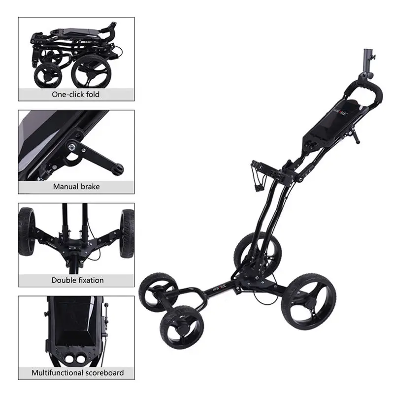 Golf Push Cart 3 Wheel One Click Foldable Aluminum Trolley Lightweight Portable Club Bag Caddy For Men Women Course Play
Golf Push Cart 3 Wheel One Click Foldable Aluminum Trolley Lightweight Portable Club Bag Caddy For Men Women Course Play