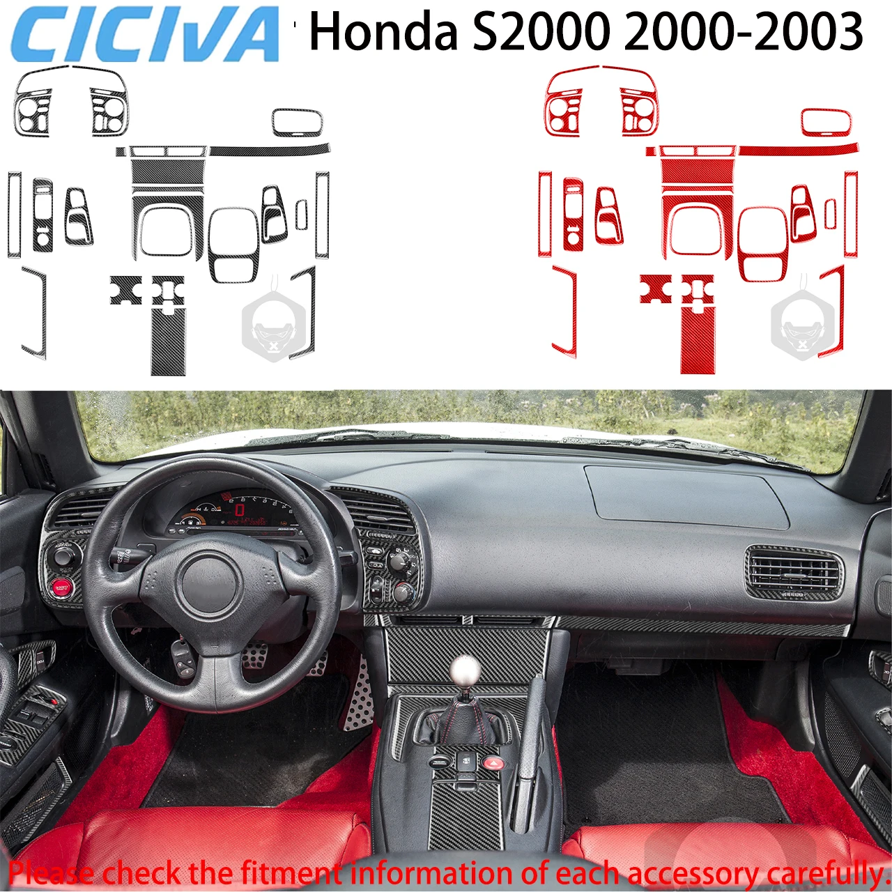 For Honda S2000 AP1 F20C 2000-2003 Carbon Fiber Center Console Gear Shift Decorative Car Accessories Interior Cover Sticker
For Honda S2000 AP1 F20C 2000-2003 Carbon Fiber Center Console Gear Shift Decorative Car Accessories Interior Cover Sticker