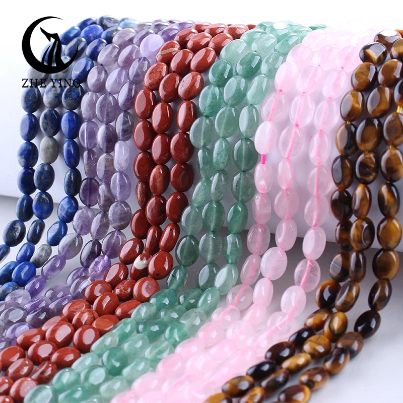 Zhe Ying Flat Oval 6x8mm Gemstone Bead Loose Cheap Natural Amethyst Lapis Rose Quartz Beads for Bracelet Making
Zhe Ying Flat Oval 6x8mm Gemstone Bead Loose Cheap Natural Amethyst Lapis Rose Quartz Beads for Bracelet Making