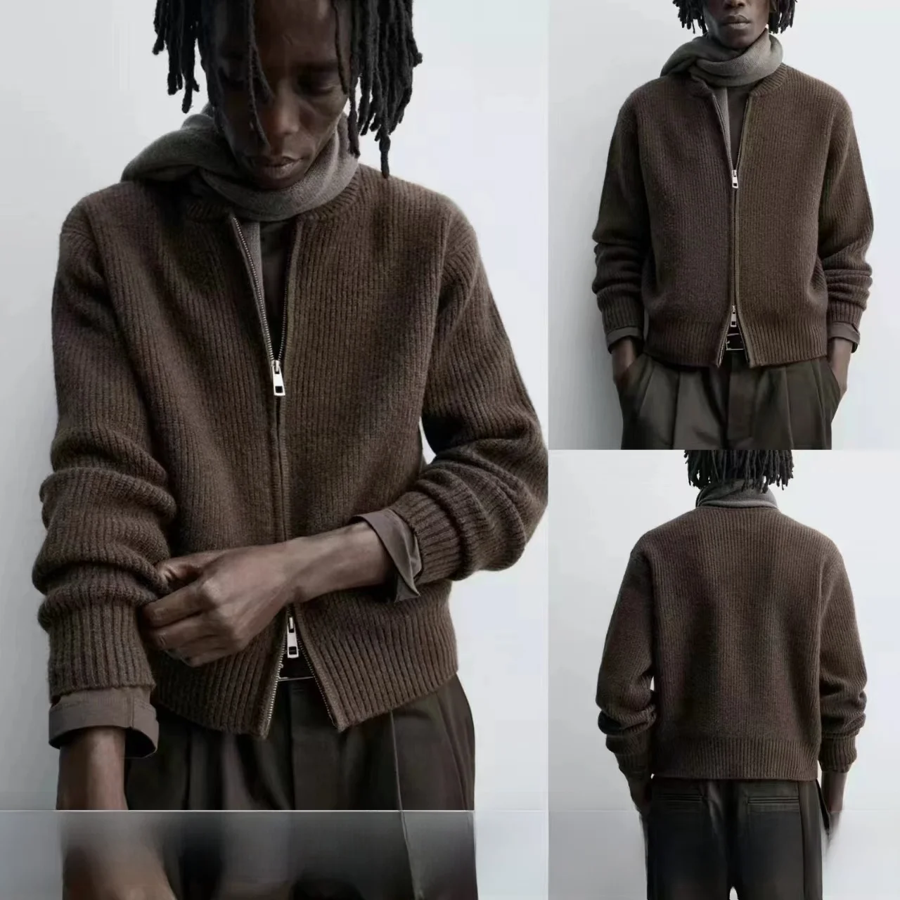 Loose Structure Knitted Cardigan Pilot Jaet Sweater Men New Arrival Casual Sle Long Sve round Ne Warm And Comfortable
Loose Structure Knitted Cardigan Pilot Jaet Sweater Men New Arrival Casual Sle Long Sve round Ne Warm And Comfortable