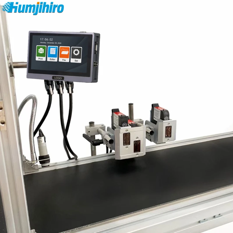 HUMJIHIRO 38.1MM Automatic Online Inkjet Printer Assembly Line 3 Heads Thermal Inkjet Printer Logo Date Barcode QR Code
HUMJIHIRO 38.1MM Automatic Online Inkjet Printer Assembly Line 3 Heads Thermal Inkjet Printer Logo Date Barcode QR Code