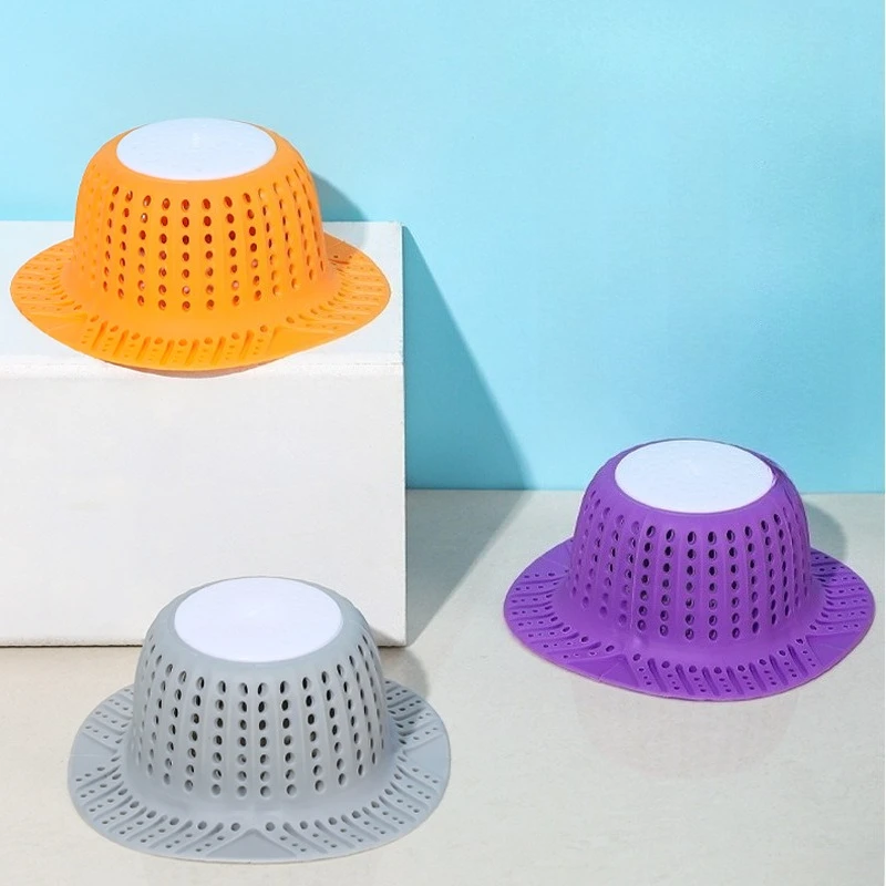 Silicone Floor Drain Hair Catcher Washbasin Bathtub Sink Filter Drain Anti Clogging Hair Blocker Bathroom Kitchen Sink Strainer
Silicone Floor Drain Hair Catcher Washbasin Bathtub Sink Filter Drain Anti Clogging Hair Blocker Bathroom Kitchen Sink Strainer