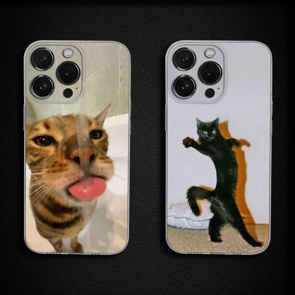 Pet Cat Funny memes Phone Case For iPhone 16,15,14,13,12,11 Plus,Pro,Max,XR,XS,X,Plus,SE,Mini Transparent Soft Cover
Pet Cat Funny memes Phone Case For iPhone 16,15,14,13,12,11 Plus,Pro,Max,XR,XS,X,Plus,SE,Mini Transparent Soft Cover