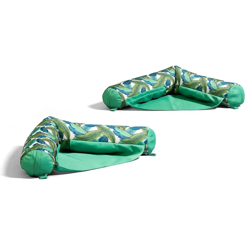 Double-Sided Mesh Pool Seat with Armrests, Green Tropical Palm, 3-Person Capacity
Double-Sided Mesh Pool Seat with Armrests, Green Tropical Palm, 3-Person Capacity
