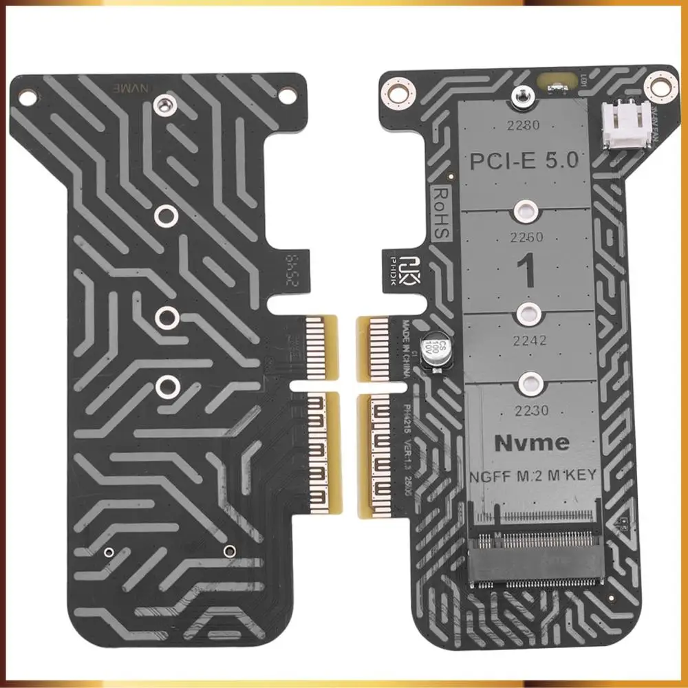 PH4215 Expansion Card PCIe 5.0 To M.2 NVMe Adapter Card M.2 NVME SSD Adapter Support 2230 2242 2260 2280 SSD (Not for SATA)
PH4215 Expansion Card PCIe 5.0 To M.2 NVMe Adapter Card M.2 NVME SSD Adapter Support 2230 2242 2260 2280 SSD (Not for SATA)