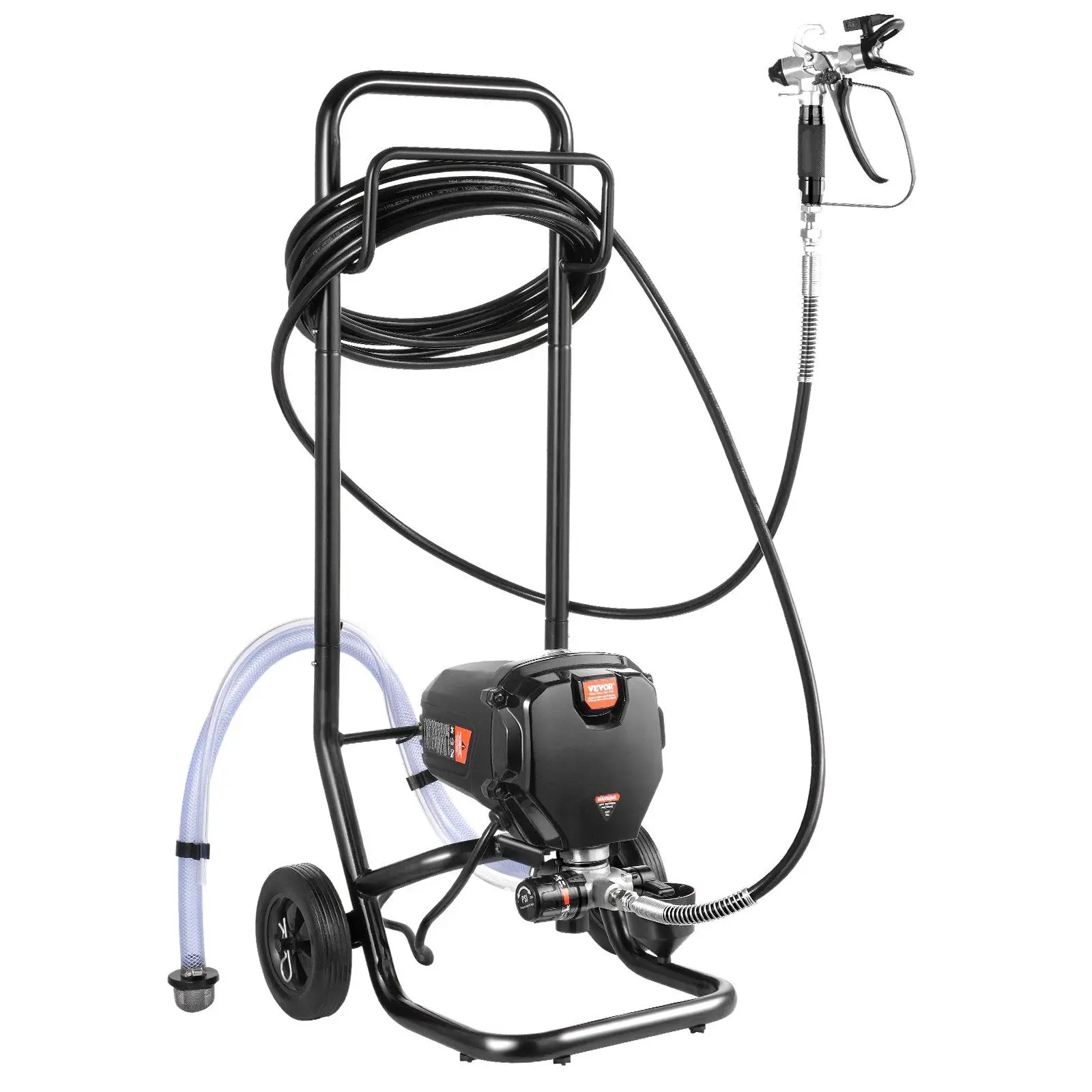 Электрический безвоздушный распылитель краски 750 Вт, 3000 PSI, высокоэффективный, с тележкой, для дома, мебели, ограждений
Электрический безвоздушный распылитель краски 750 Вт, 3000 PSI, высокоэффективный, с тележкой, для дома, мебели, ограждений