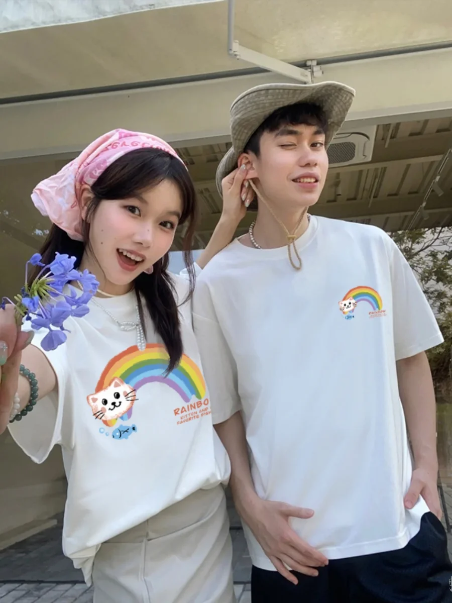 Graphics Couple Tshirt Summer Fashion Tee Shirt Oversize Streetwear Harajuku Women Fashion T-Shirt Cartoon
Graphics Couple Tshirt Summer Fashion Tee Shirt Oversize Streetwear Harajuku Women Fashion T-Shirt Cartoon