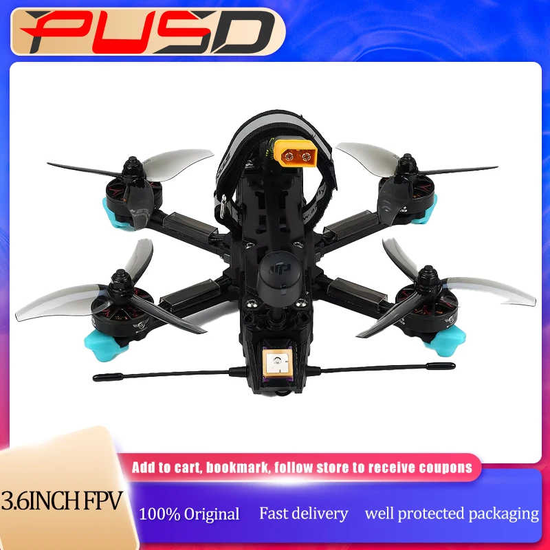 Версия PUSD 6S Manta 3,6-дюймовый дрон FPV для аналогового ELRS/TBS с GPS Фристайл Cinematic Long Range Drone Поддержка O3
Версия PUSD 6S Manta 3,6-дюймовый дрон FPV для аналогового ELRS/TBS с GPS Фристайл Cinematic Long Range Drone Поддержка O3
