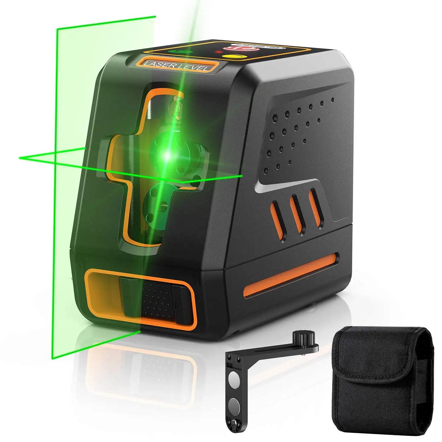 (USA Stock) 2 Lines Laser Level Self-leveling Vertical & Horizontal Green Beam Cross Line For Picture Hanging Tile Home DIY
(USA Stock) 2 Lines Laser Level Self-leveling Vertical & Horizontal Green Beam Cross Line For Picture Hanging Tile Home DIY