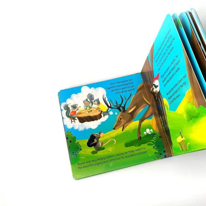 Board book printing Squirrels secret Baby bedtime story Animals kindergarten Education books
Board book printing Squirrels secret Baby bedtime story Animals kindergarten Education books