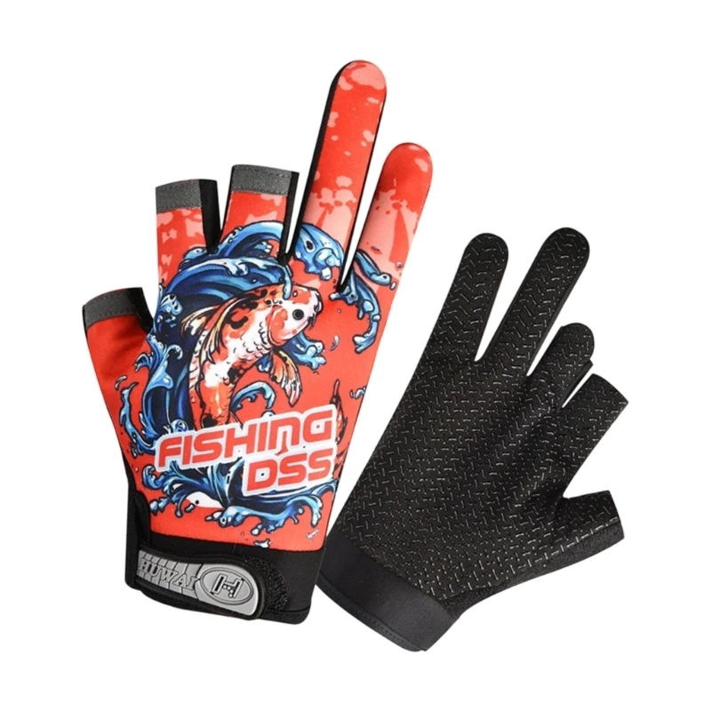 Elastics Back Fishing Gloves Light Enhances Hand Grip For Comfortable
Elastics Back Fishing Gloves Light Enhances Hand Grip For Comfortable