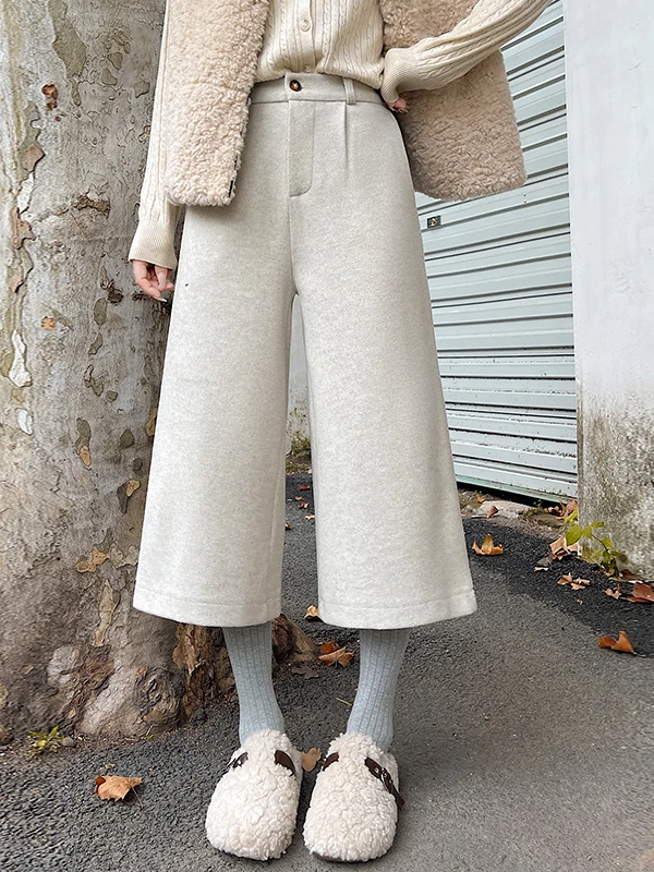 Повседневные шерстяные широкие брюки, свободный крой и мать, осень-зима, женские модные брюки, женские повседневные брюки
Повседневные шерстяные широкие брюки, свободный крой и мать, осень-зима, женские модные брюки, женские повседневные брюки