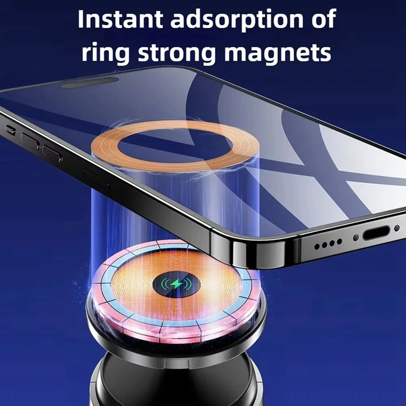 Auto Face Tracking Gimbal Stabilizer Magnetic Phone Charger Stand 360° Rotating Phone Holder for Video Live Recording-ELEC
Auto Face Tracking Gimbal Stabilizer Magnetic Phone Charger Stand 360° Rotating Phone Holder for Video Live Recording-ELEC