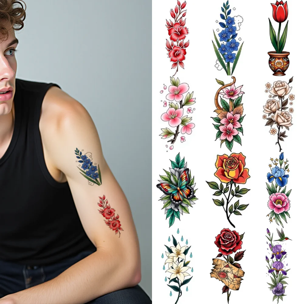 28pcs Temporary Tattoo Succulents Temporary Tattoo Stickers Butterfly Cactus New School Traditional Daisy For Adults Men
28pcs Temporary Tattoo Succulents Temporary Tattoo Stickers Butterfly Cactus New School Traditional Daisy For Adults Men