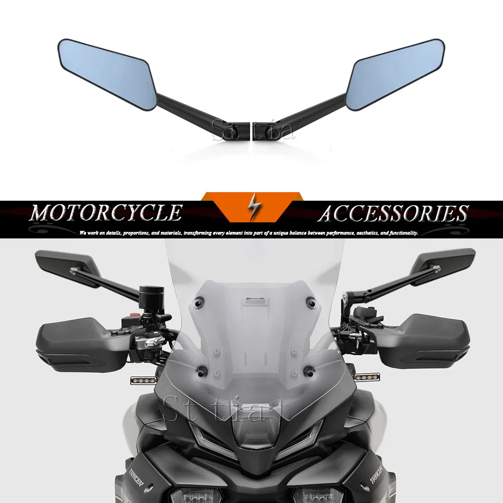 New Motorcycle Aluminum Rear View Mirrors Blue Anti-glare Mirror Fit For Yamaha Tracer 9 Tracer 9 GT 25-26 TRACER 9 TRACER 9 GT
New Motorcycle Aluminum Rear View Mirrors Blue Anti-glare Mirror Fit For Yamaha Tracer 9 Tracer 9 GT 25-26 TRACER 9 TRACER 9 GT