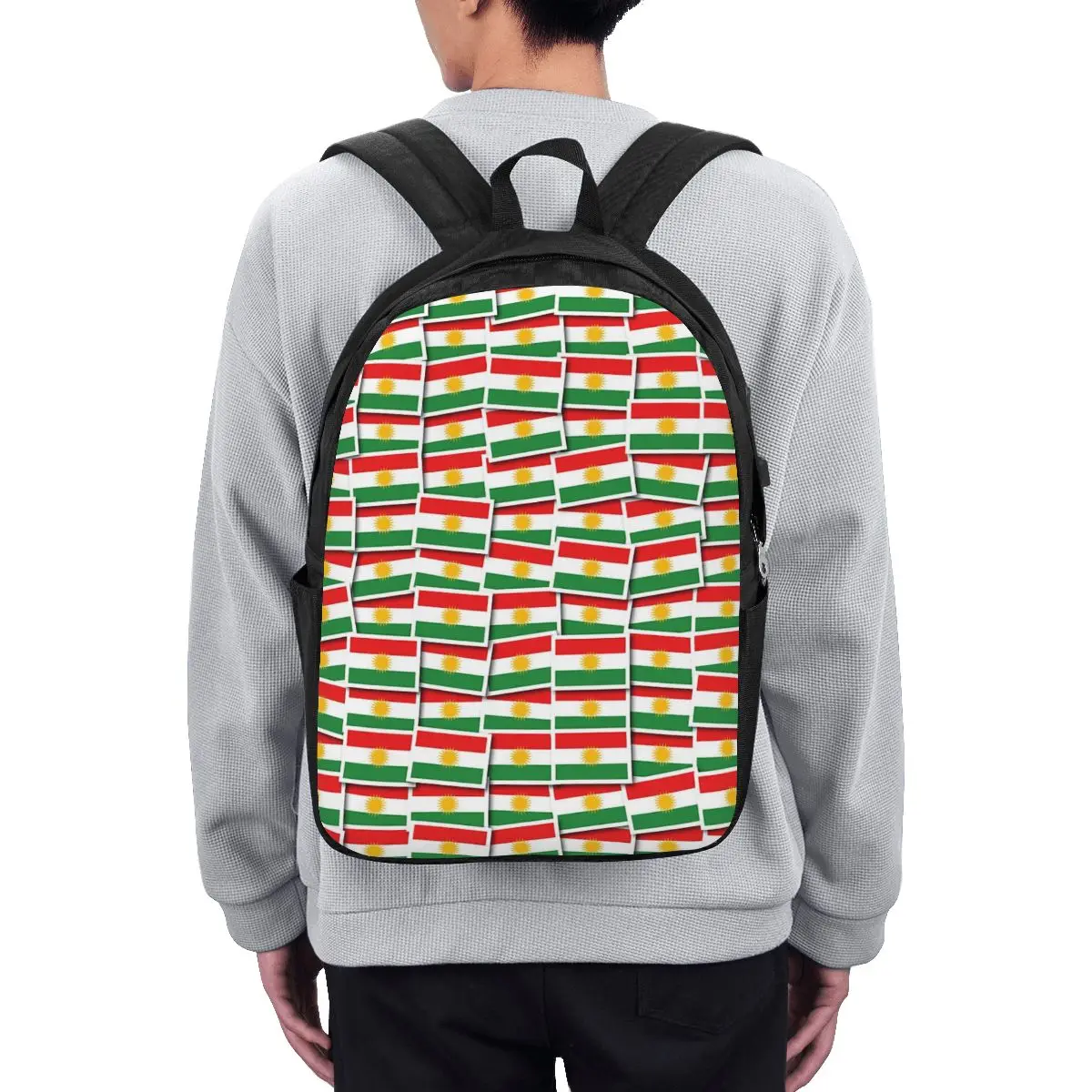 Kurdistan Flag Backpack Travel Notebook Bag Computer College Student School Bag Laptop Shoulder Bags for Men Women
Kurdistan Flag Backpack Travel Notebook Bag Computer College Student School Bag Laptop Shoulder Bags for Men Women