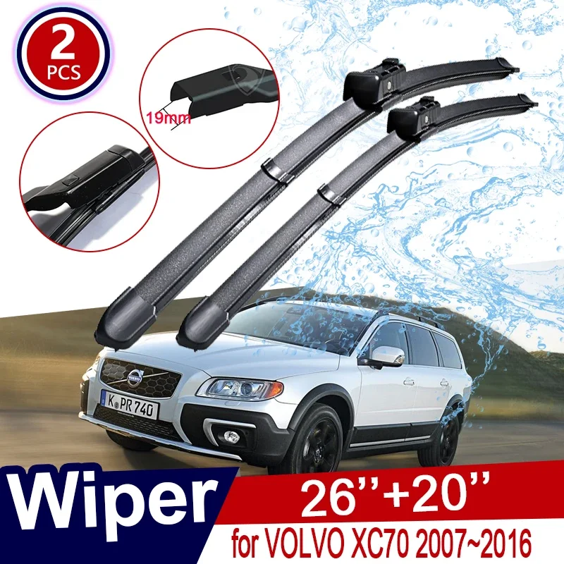 Car Wiper Blades Windshield for Volvo XC70 2007~2016 Front Windscreen Wipers 2008 2009 2010 2011 2012 2013 2014 2015 Car Goods
Car Wiper Blades Windshield for Volvo XC70 2007~2016 Front Windscreen Wipers 2008 2009 2010 2011 2012 2013 2014 2015 Car Goods