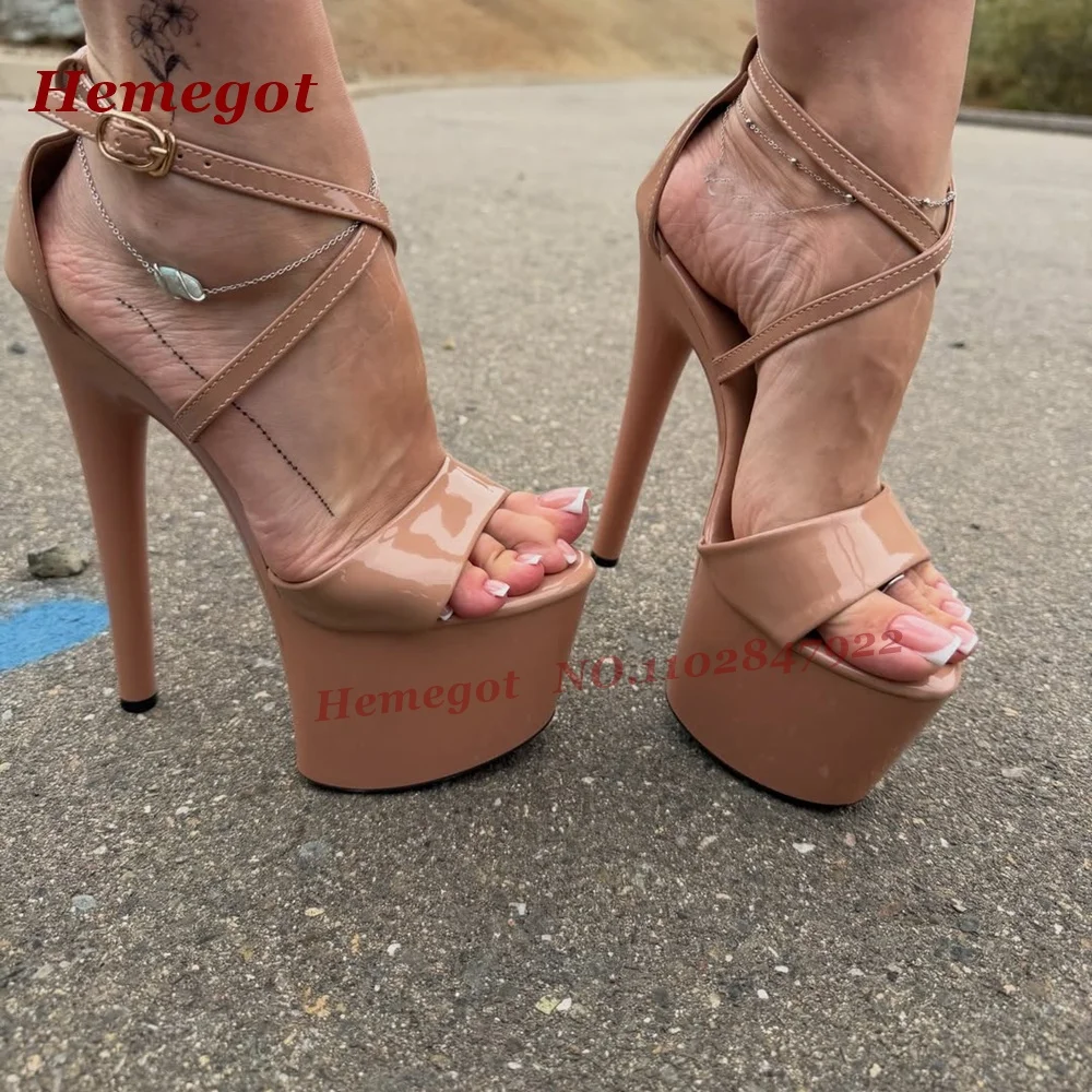 Blue Platform Cross Strap Sandals Open Toe Stiletto High Heels Buckled Women's Sandals Side Air Summer 2026 New Nightclub Shoes
Blue Platform Cross Strap Sandals Open Toe Stiletto High Heels Buckled Women's Sandals Side Air Summer 2026 New Nightclub Shoes