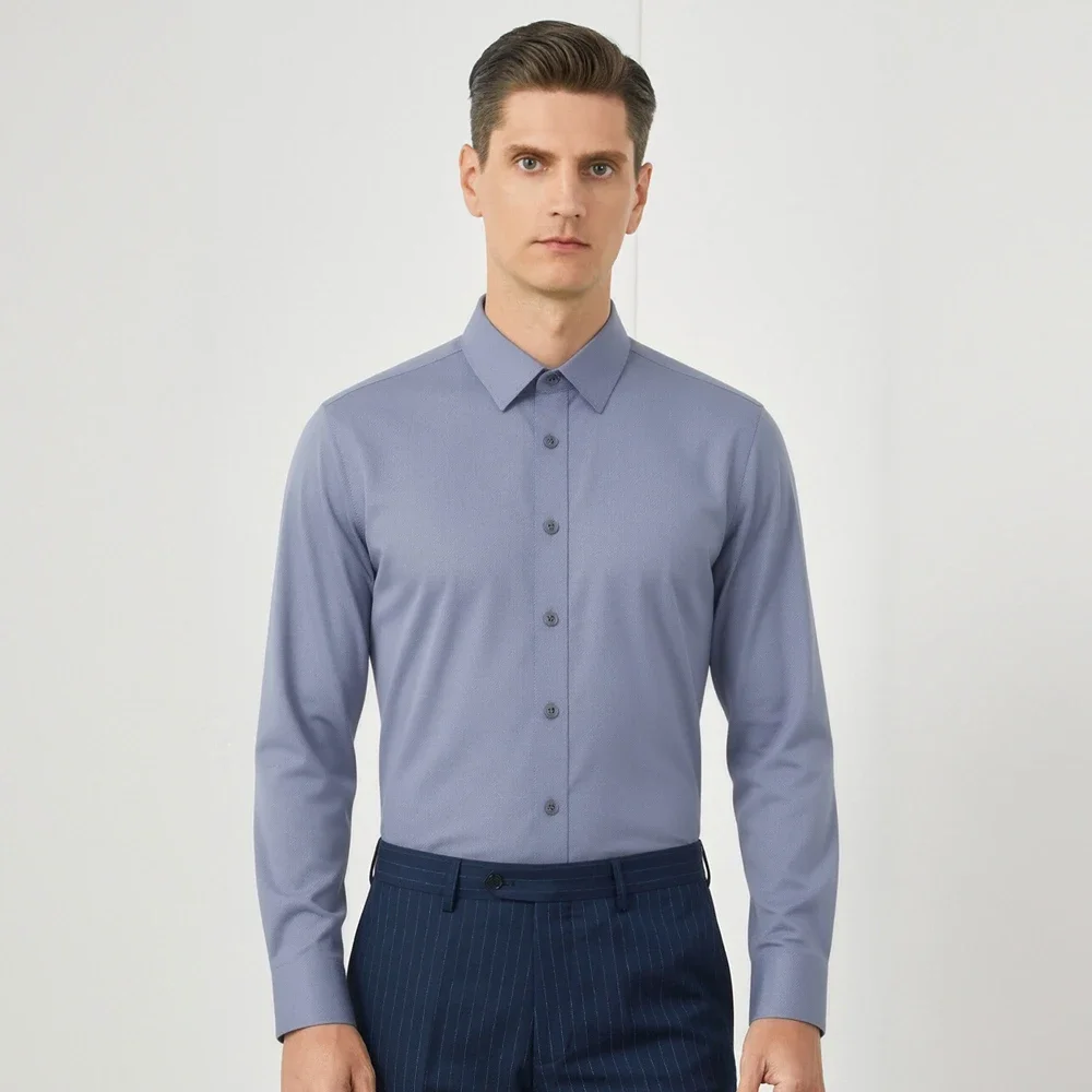 Men’s 4-Way Stretch Dress Shirt Non-Iron Office Professional Solid Color Regular Fit Business Formal Blouse with Soft Touch
Men’s 4-Way Stretch Dress Shirt Non-Iron Office Professional Solid Color Regular Fit Business Formal Blouse with Soft Touch