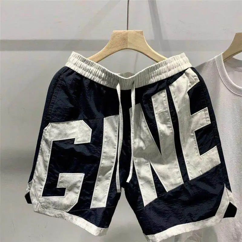 American Style Sporty Shorts Men Summer Thin Print Casual Pants Basketball Training Running Five-Quarter Mid-Pants
American Style Sporty Shorts Men Summer Thin Print Casual Pants Basketball Training Running Five-Quarter Mid-Pants