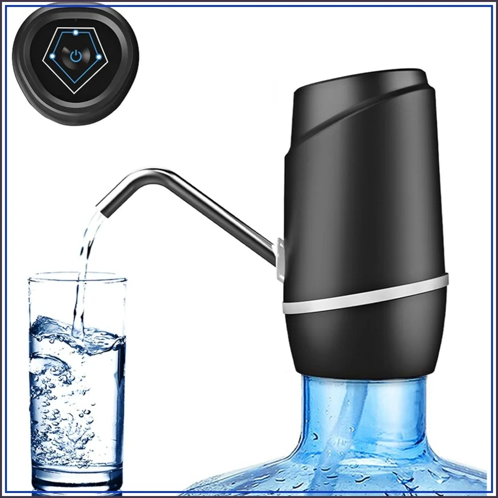 5 Gallon Electric Drinking Portable Water Dispenser, Universal USB Charging Water Bottle Pump For 2-5 Gallon With 2 Silicone
5 Gallon Electric Drinking Portable Water Dispenser, Universal USB Charging Water Bottle Pump For 2-5 Gallon With 2 Silicone
