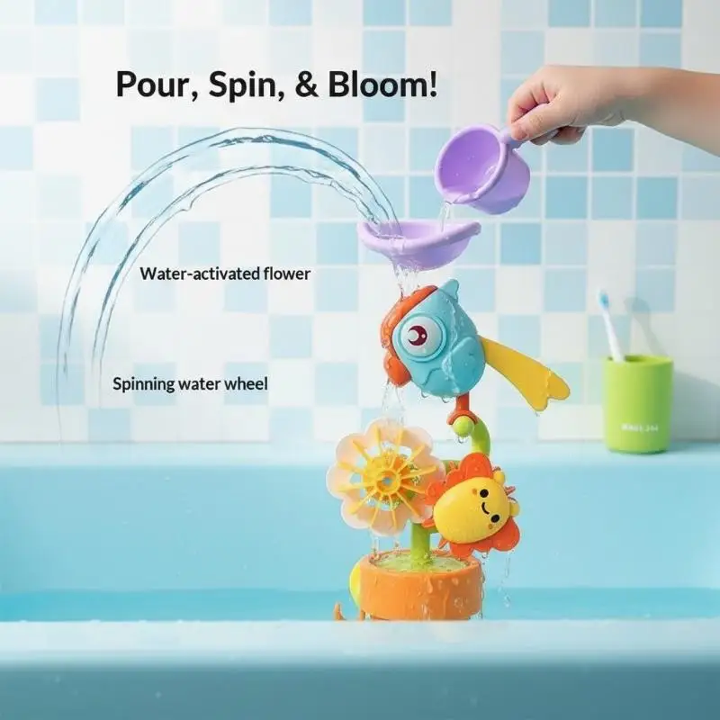 Baby Bath Water Play Toys With Strong Suction Cups Rotating Sprayers Cute Animal Shapes For Toddlers Bathtime Fun Kid Gifts
Baby Bath Water Play Toys With Strong Suction Cups Rotating Sprayers Cute Animal Shapes For Toddlers Bathtime Fun Kid Gifts