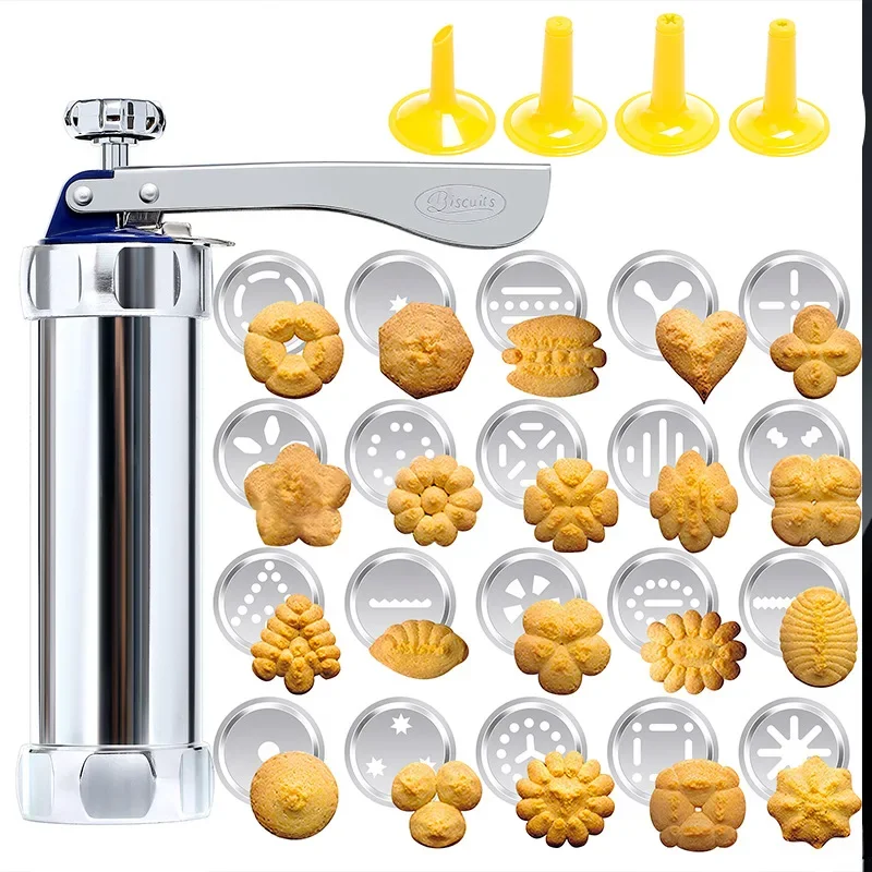Cookie Mold Gun Baking Tool Aluminum Alloy Piping Nozzle 10/20 Pieces Bean Melting and Squeezing Bag Set
Cookie Mold Gun Baking Tool Aluminum Alloy Piping Nozzle 10/20 Pieces Bean Melting and Squeezing Bag Set