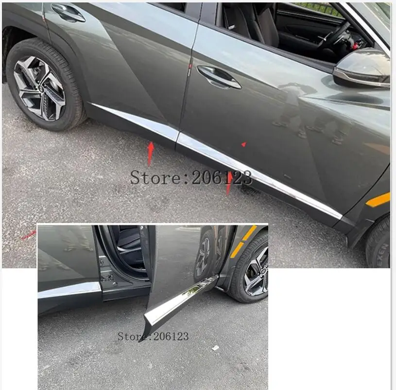 For Hyundai Tucson NX4 2021 2022 2023 Car Door Body Side Molding Trim Cover Protector Strip Scuff Guard Car Accessory
For Hyundai Tucson NX4 2021 2022 2023 Car Door Body Side Molding Trim Cover Protector Strip Scuff Guard Car Accessory
