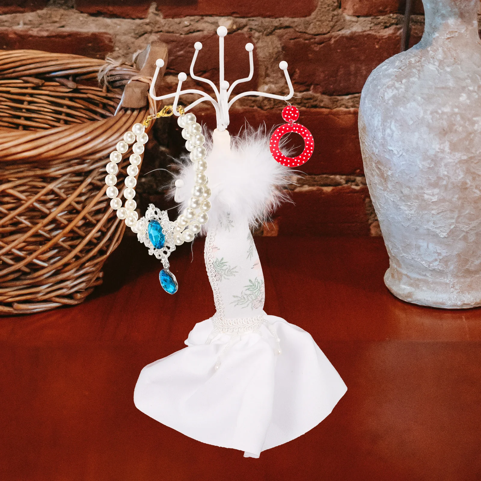 Jewelry Rack Necklace Display Stands for Selling Earring Holder Mannequin Jewelry Display Stand Showcase Organizing Accessory
Jewelry Rack Necklace Display Stands for Selling Earring Holder Mannequin Jewelry Display Stand Showcase Organizing Accessory