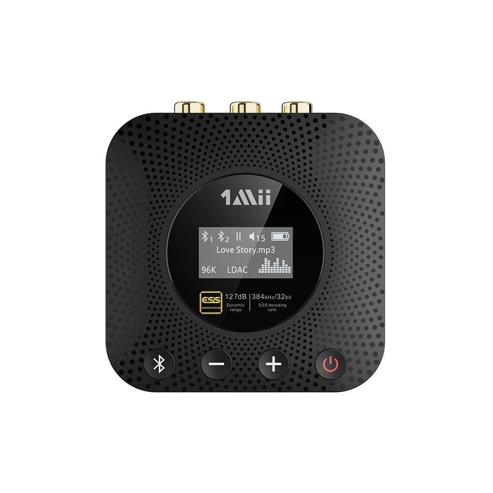 1Mii Streaming Music Receiver Hi-Res LDAC Bluetooth 5.1 Audio Receiver with DAC Chip Bluetooth Adapter for Speakers, Amplifiers
1Mii Streaming Music Receiver Hi-Res LDAC Bluetooth 5.1 Audio Receiver with DAC Chip Bluetooth Adapter for Speakers, Amplifiers