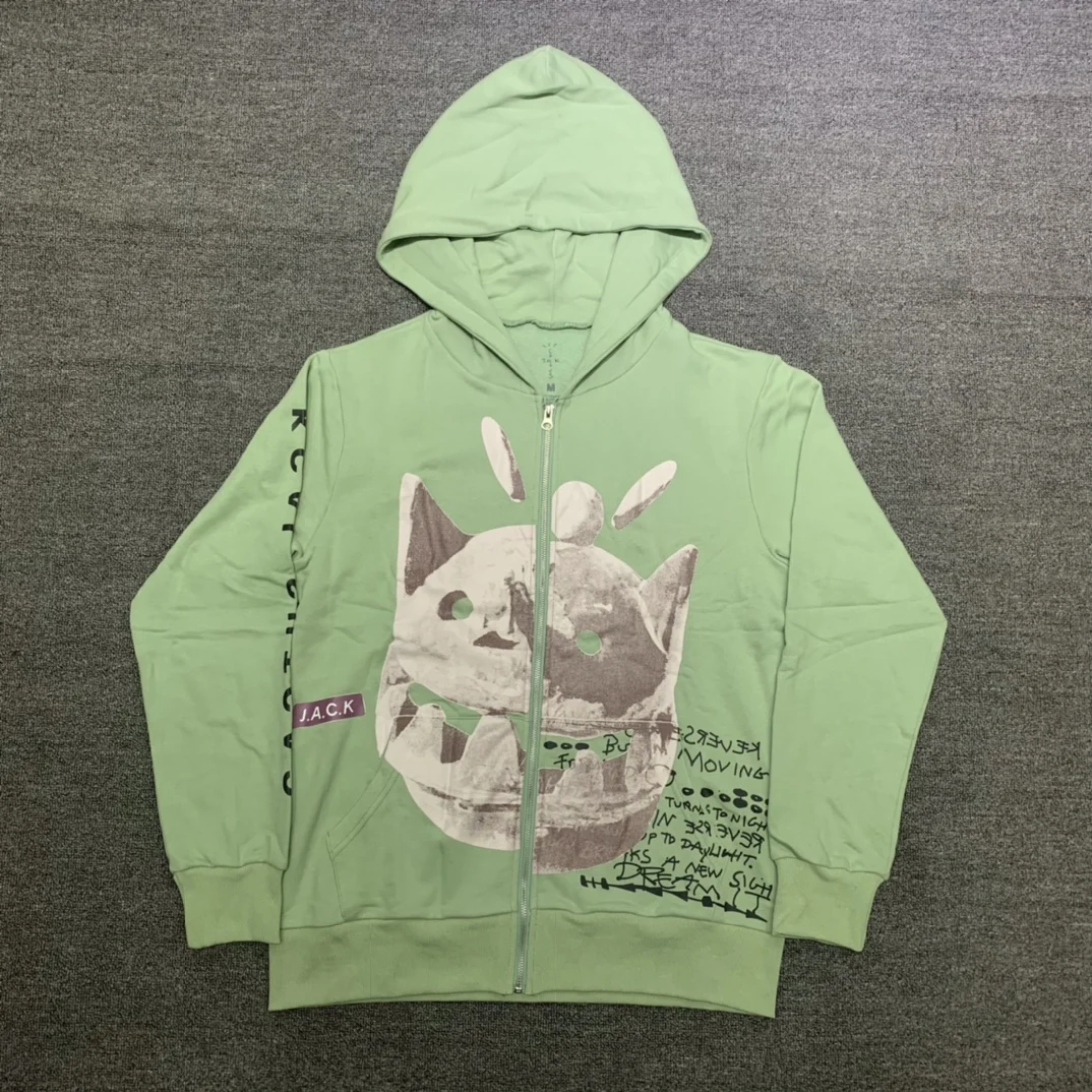 Cactus Ja NEW SIGHT Hoodie ex Zipper Sweatirt Rap Sle Casual Loose Fit Autumn Faion Streetwear Cartoon Print
Cactus Ja NEW SIGHT Hoodie ex Zipper Sweatirt Rap Sle Casual Loose Fit Autumn Faion Streetwear Cartoon Print