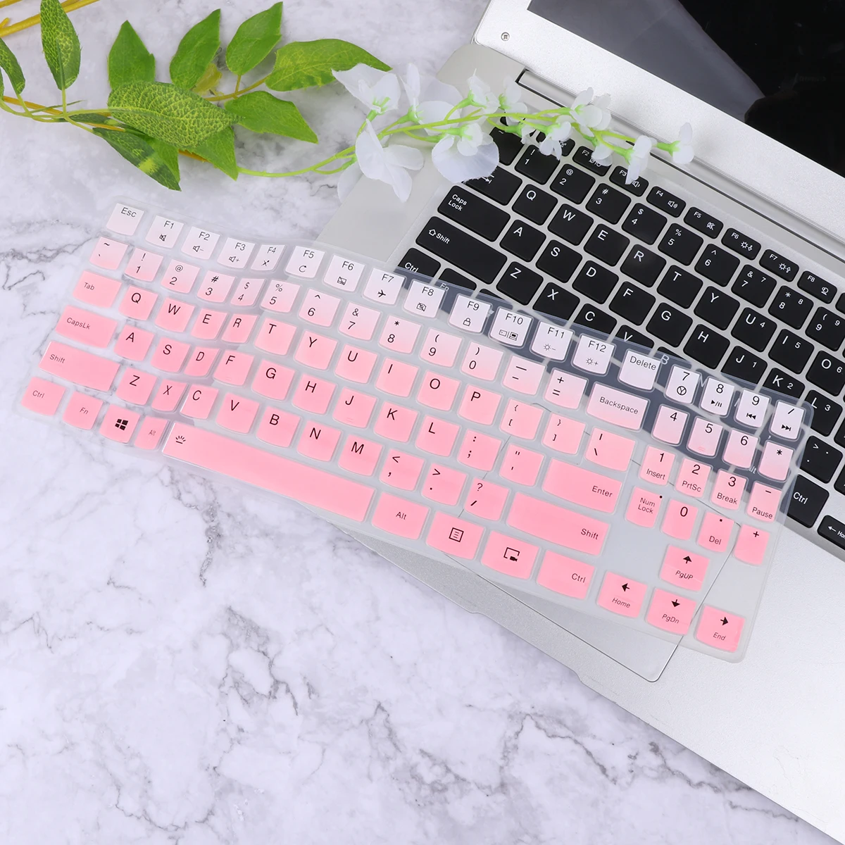 2 Pcs Keyboard Protector Easy Clean Cover Laptop Protective Film Gradient Pink Silicone
2 Pcs Keyboard Protector Easy Clean Cover Laptop Protective Film Gradient Pink Silicone