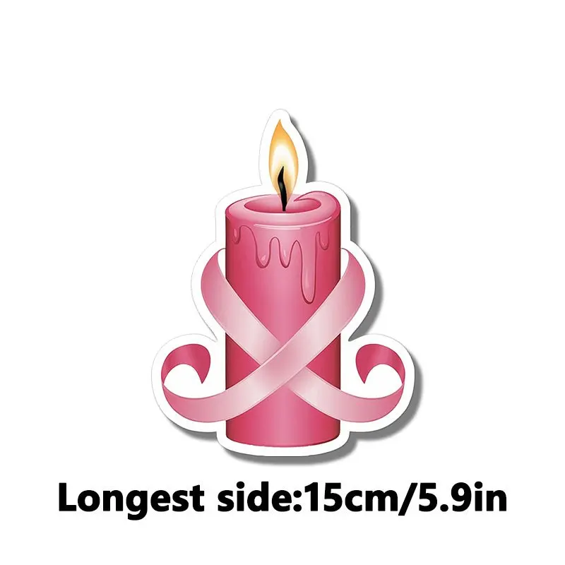 Decor Decal for Car and Laptop1Pc 2D Flat Pink Candle Ribbon Waterproof Vinyl Sticker,
Decor Decal for Car and Laptop1Pc 2D Flat Pink Candle Ribbon Waterproof Vinyl Sticker,