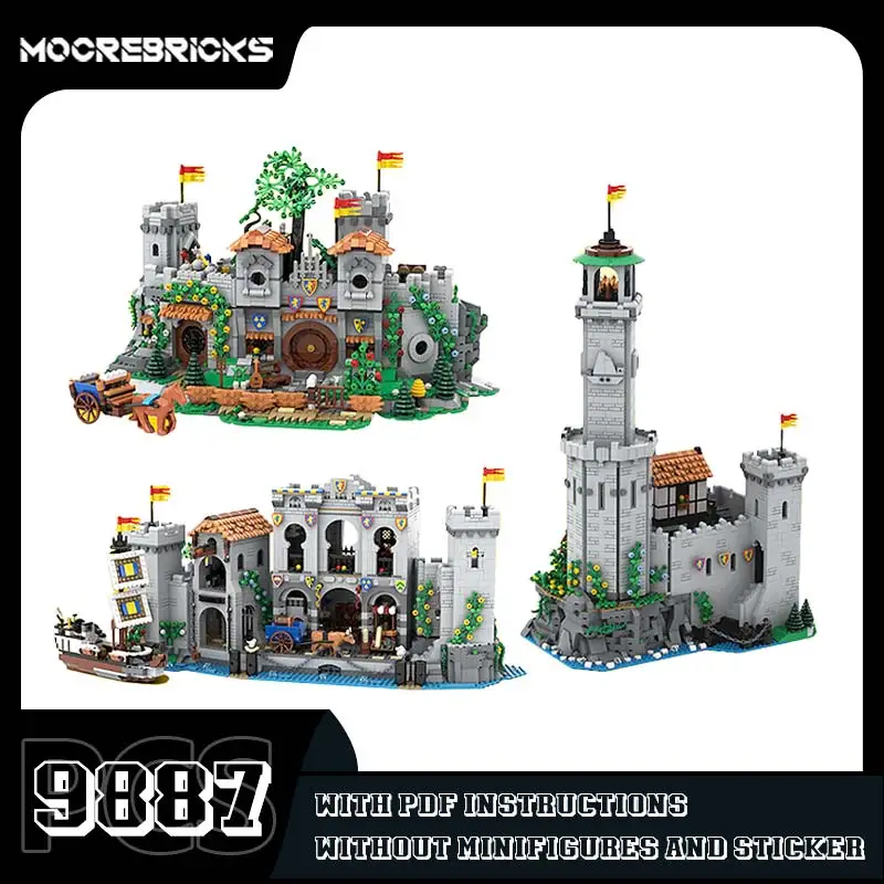 Hot Selling 3-in-1 Castle Mini Building Blocks Set DIY Retro Architecture Originality Bricks Toys Children's Christmas Gifts
Hot Selling 3-in-1 Castle Mini Building Blocks Set DIY Retro Architecture Originality Bricks Toys Children's Christmas Gifts