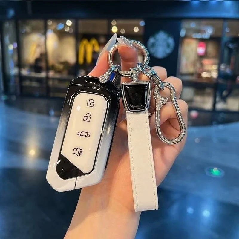Zinc Alloy Key Fob Cover for 2026 Ford Bronco, Heavy Duty Metal Protective Case Shell with Keychain, Anti-Drop & Scratch Proof
Zinc Alloy Key Fob Cover for 2026 Ford Bronco, Heavy Duty Metal Protective Case Shell with Keychain, Anti-Drop & Scratch Proof