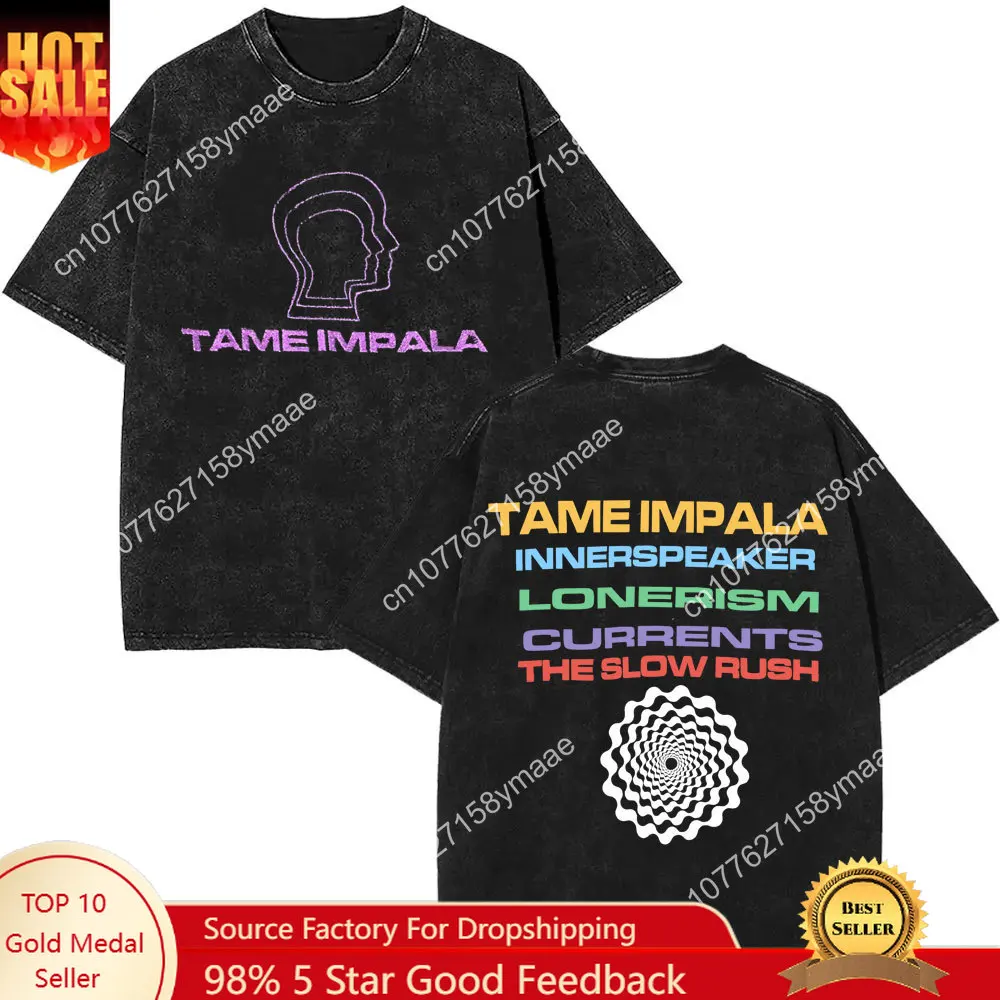 Washed Pop Rock Band Tame Impala Album Logo T Shirts TInner Speaker T-shirt Lonerism T Shirt Currents T-shirts The Slow Rush Tee
Washed Pop Rock Band Tame Impala Album Logo T Shirts TInner Speaker T-shirt Lonerism T Shirt Currents T-shirts The Slow Rush Tee