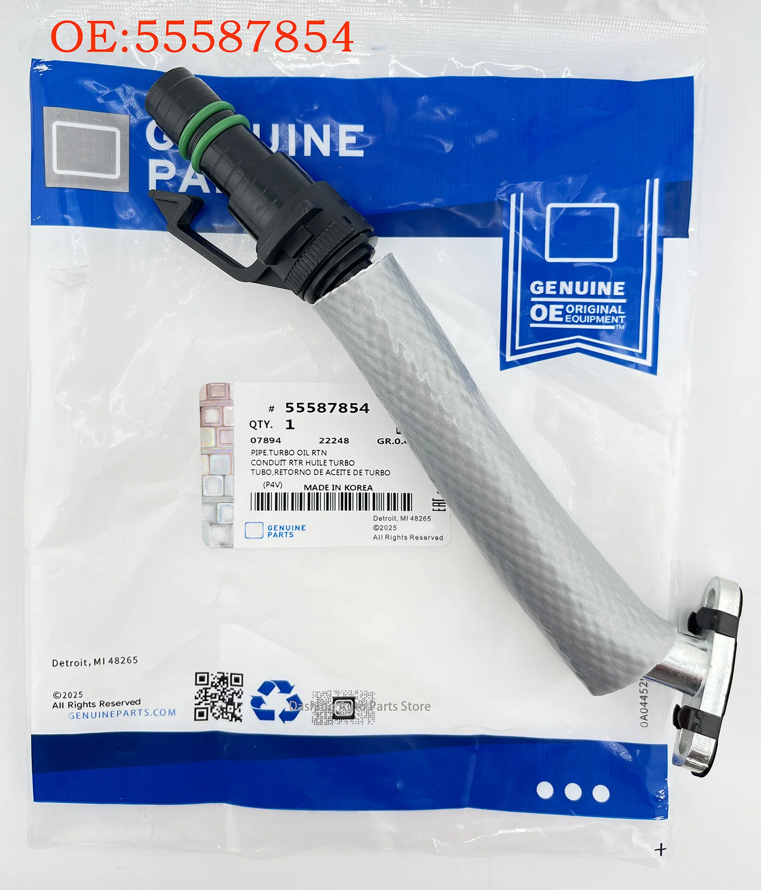 55587854 Turbo Oil- Return Drain Pipe Tube For Buick Encore Chevrolet Cruze Sonic Trax 1.4L Opel ASTRA CASCADA
55587854 Turbo Oil- Return Drain Pipe Tube For Buick Encore Chevrolet Cruze Sonic Trax 1.4L Opel ASTRA CASCADA
