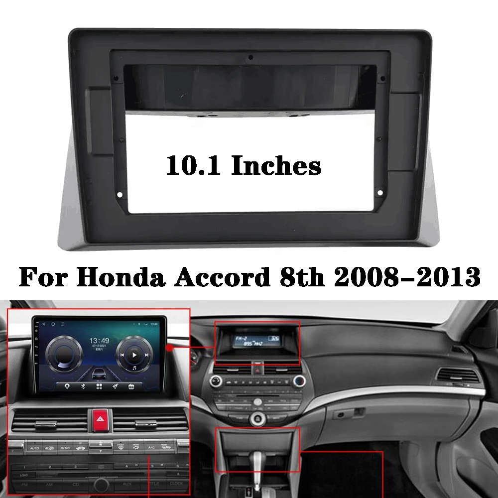 Автомобильный радиоприемник 10,1 дюйма, Android, облицовка для Honda Accord 2008-2013, стереоплеер, 2DIN, отделка для установки панели приборной панели
Автомобильный радиоприемник 10,1 дюйма, Android, облицовка для Honda Accord 2008-2013, стереоплеер, 2DIN, отделка для установки панели приборной панели
